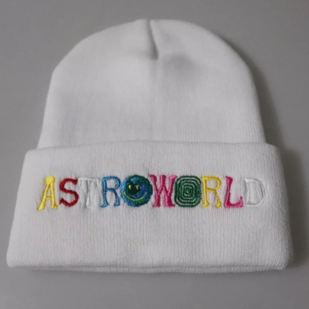 Travis Scott Astroworld White Beanie